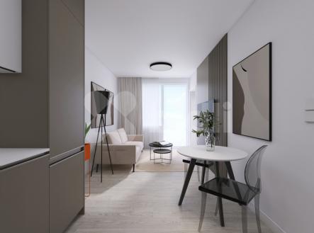 Byt 2+kk/Balkon, 48 m2, novostavba, Britská čtvrť | Prodej bytu, 2+kk, 43 m²