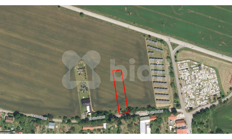 Prodej stavebního pozemku 1000 m2, Mostkovice, okres Prostějov