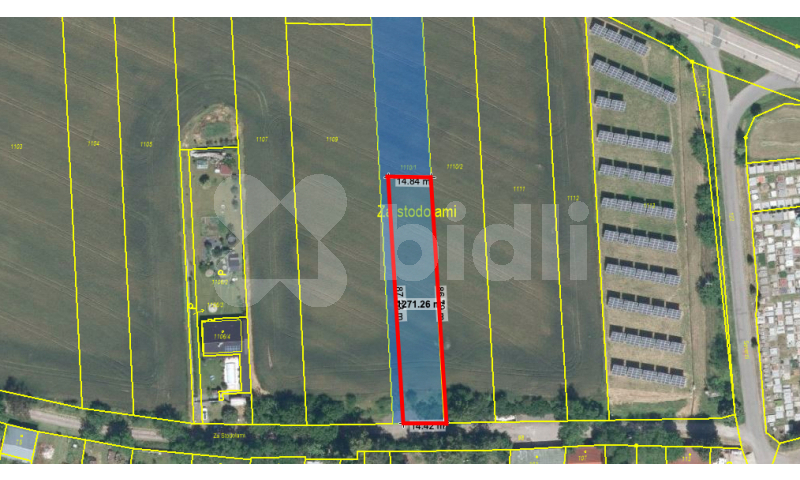 Prodej stavebního pozemku 1000 m2, Mostkovice, okres Prostějov