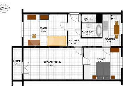 Prodej bytu 3+1 77 m2, Praha 10-Záběhlice, jasmnová ul. | Prodej bytu, 3+1, 77 m²