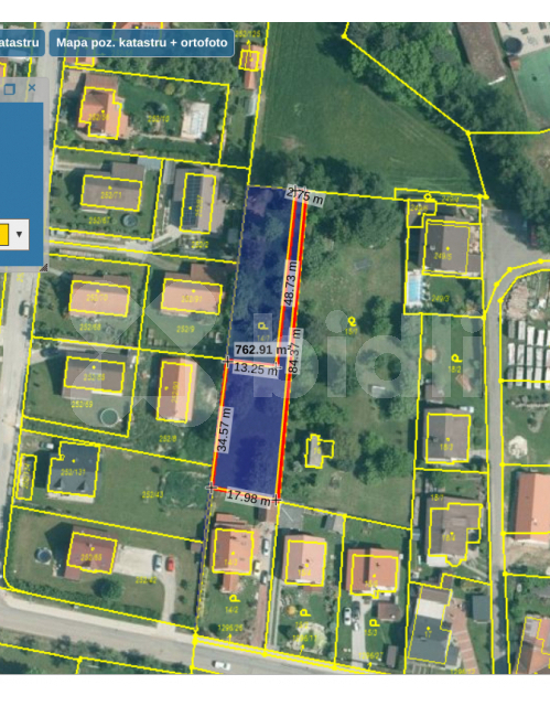 Prodej stavebního pozemku 761 m2, Chlum u Křemže