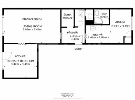 Prodej bytu 2+1 s lodžií, Trutnov, ul. Žižkova | Prodej bytu, 2+1, 57 m²