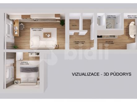 Prodej bytu 2+1 s lodžií, Trutnov, ul. Žižkova | Prodej bytu, 2+1, 57 m²