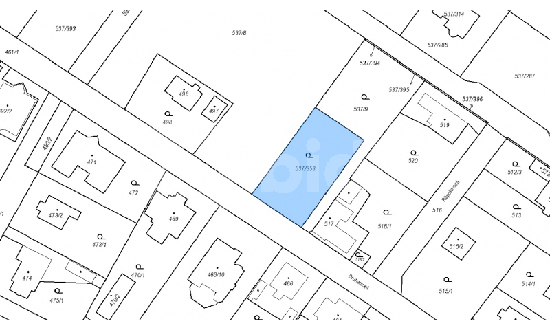 Prodej pozemku o velikosti 750m&#178 v Újezdu nad Lesy