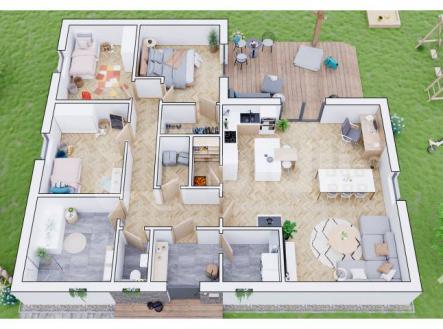 Rodinný dům na klíč | Prodej - dům/vila, 118 m²