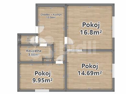 Krásný byt 3+1, Holýšov | Prodej bytu, 3+1, 63 m²