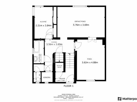 Prodej rodinného domu 80 m2, pozemek 378 m2 | Prodej - dům/vila, 80 m²