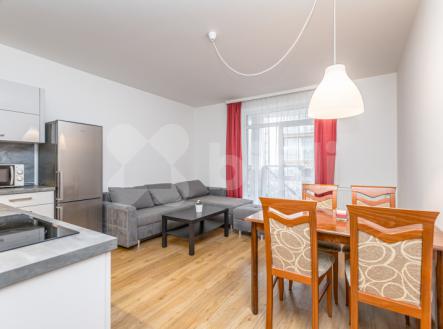 2+KK/B v projektu Rubeška 1, Praha 9 - Vysočany | Pronájem bytu, 2+kk, 48 m²