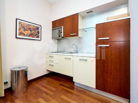 Pronájem bytu 2kk s garáží, plocha 54 m2, Praha 2 - Americká | Pronájem bytu, 2+kk, 54 m²