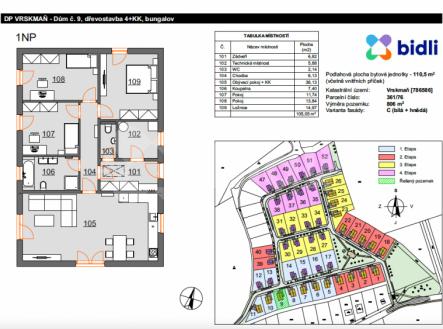 Bydlení Vrskmaň - č.9 | Prodej - dům/vila, 105 m²