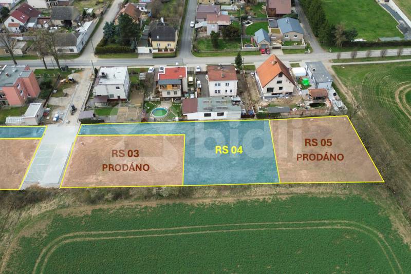 Prodej stavebního pozemku RS 04, 1003 m2, Rezidence V Zahradách,  Družec