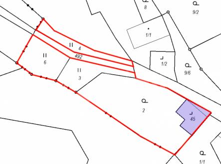 Prodej, pozemek 1 582 m2, Křížov | Prodej - pozemek pro bydlení, 1 582 m²