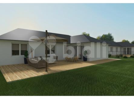 Prodej přízemního rodinného domu 4+kk (100 m2) - projekt (hrubá stavba 04/2025) | Prodej - dům/vila, 100 m²