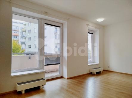 Pronájem novostavby bytu 1+kk 32m2 s balkonem 4m2 - Kamechy, Brno-Žebětín | Pronájem bytu, 1+kk, 32 m²