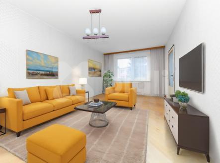 Vizualizace | Prodej bytu, 3+1, 74 m²