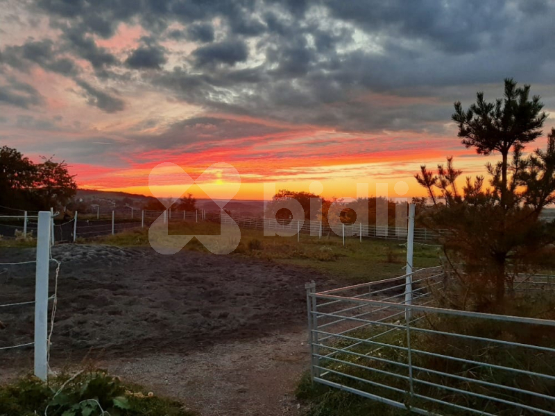 Stavební pozemek (691m2) s dechberoucím výhledem, Pchery, okr. Slaný