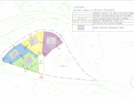 Stavební pozemek (691m2) s dechberoucím výhledem, Pchery, okr. Slaný | Prodej - pozemek pro bydlení, 691 m²