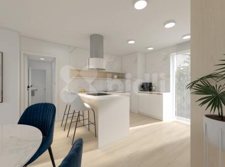 Prodej nového bytu 3+kk, 91 m2 vč. terasy 18 m2, OV, Praha Čakovice | Prodej bytu, 3+kk, 91 m²