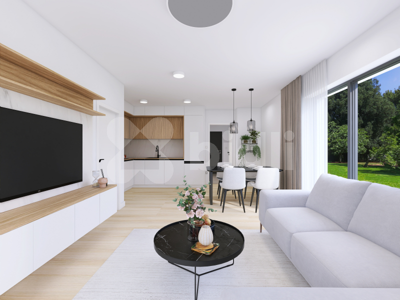 Řadový RD, krajní jednotka, 3+KK, 86 m2, zahrada 181 m2