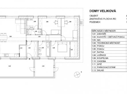 Rodinný dům 4+kk, Zlín - Velíková | Prodej - dům/vila, 123 m²