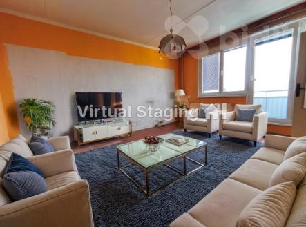Prodej bytu 3+1, 72 m2, balkon, Kaplice, ul. 1. máje | Prodej bytu, 3+1, 67 m²