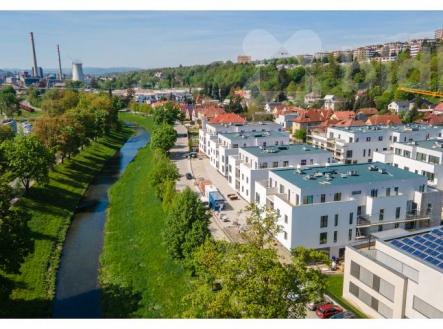 Pronájem novostavby bytu 2+kk v centru Zlína | Pronájem bytu, 2+kk, 65 m²