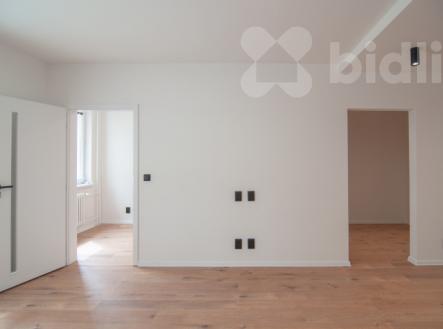 obývací pokoj s kuch. koutem | Pronájem bytu, 2+kk, 49 m²