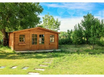 Zahrada s domkem, terasou a pergolou o výměře 300 m2 | Prodej - chata/rekreační objekt, 23 m²
