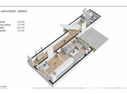 Prodej rodinného domu 86 m2, s potenciálem  Vysoké Mýto-B. Korábové, Pražské Předměstí | Prodej - dům/vila, 86 m²