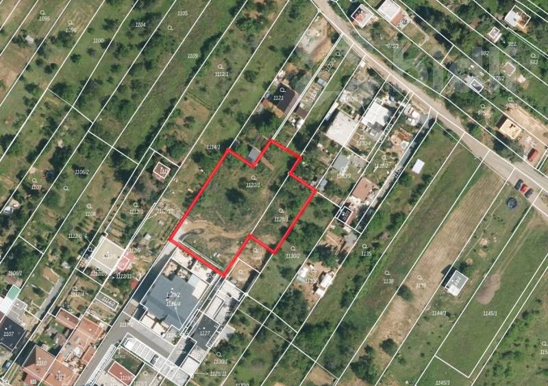 Stavební pozemek 1903 m2 s projektem - Troubsko u Brna