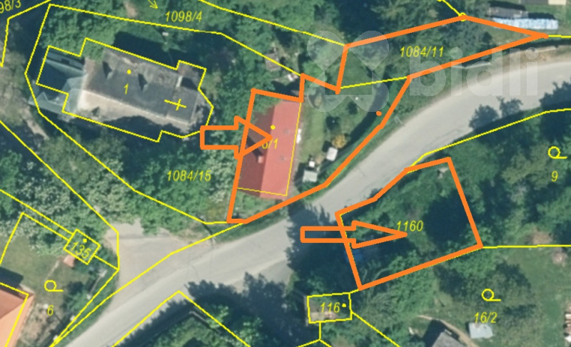 Chalupa Ošelín 99m2, pozemek