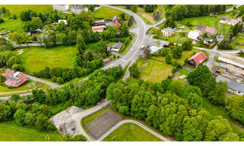 Pozemek k bydlení 2037m2  Václavov, okr. Bruntál