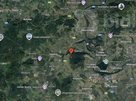 Prodej stavebního pozemku 771m2, Opárno, Velemín | Prodej - pozemek pro bydlení, 771 m²