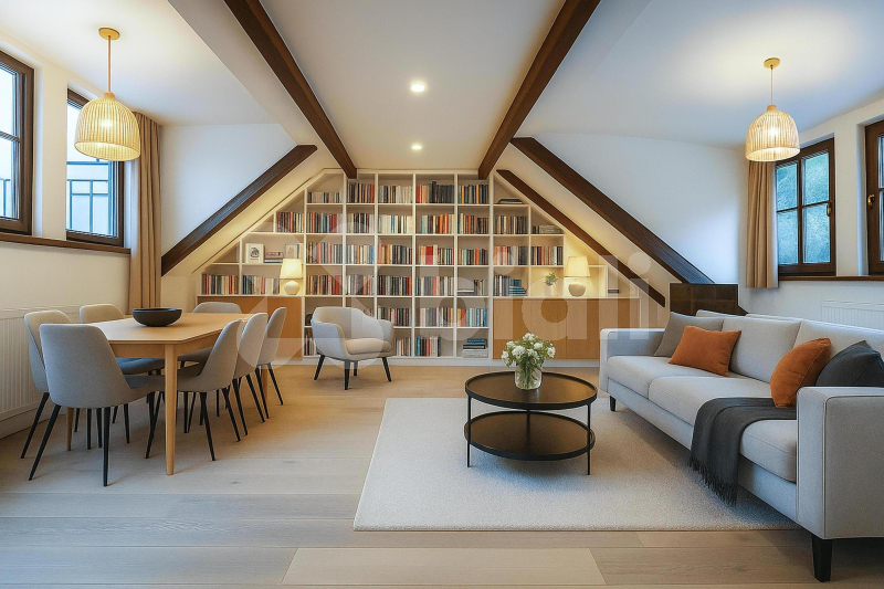 Prodej bytu 4+kk/Mezonet, 113m2,  Lysolajské údolí, Praha 6 - Lysolaje