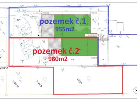 Stavební pozemek 955m2 s projektem - Troubsko u Brna | Prodej - pozemek pro bydlení, 955 m²