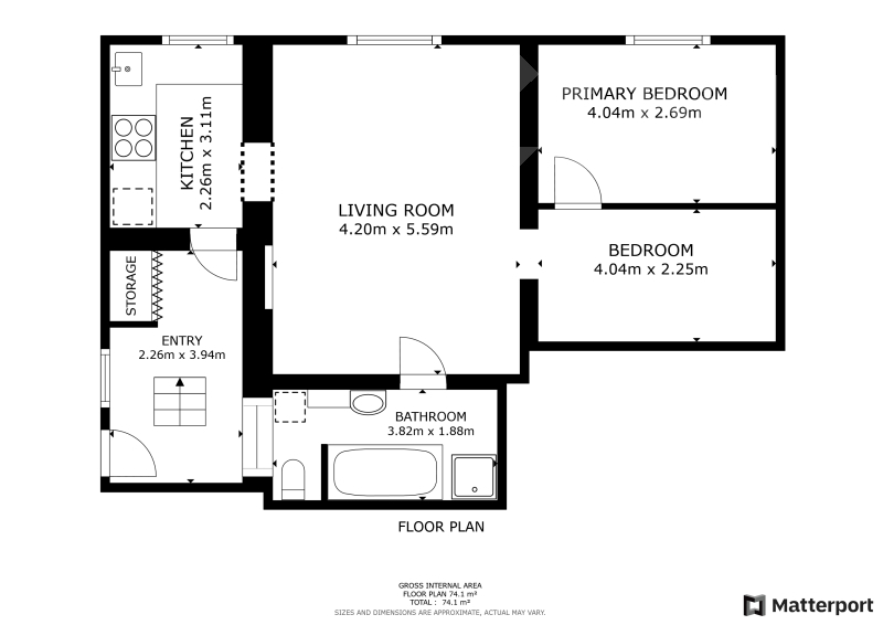 Prodej bytu 3+1, Dvůr Králové nad Labem