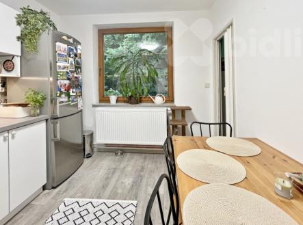 Pronájem bytu 1+1 se zahrádkou v Boršově nad Vltavou | Pronájem bytu, 1+1, 40 m²
