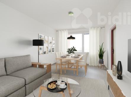 Byt 3+1/L, 70 m2, panel, OV, Praha Letňany | Prodej bytu, 3+1, 70 m²