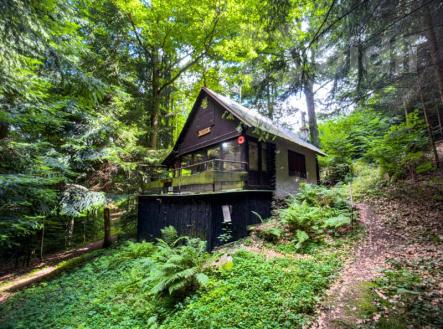 Prodej chaty o velikosti 38 m2 v lese s elektřinou | Prodej - chata/rekreační objekt, 38 m²