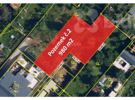 Stavební pozemek 955m2 s projektem - Troubsko u Brna | Prodej - pozemek pro bydlení, 955 m²