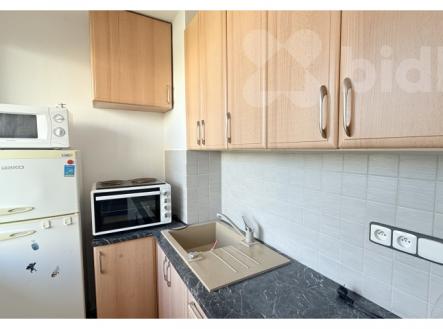 Pronájem garsoniéry o velikosti 27 m2 + zasklená lodžie 5 m2 + sklep 1 m2 | Pronájem bytu, garsoniéra, 25 m²