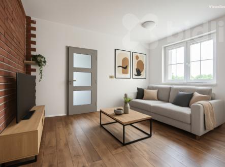 vizualizace | Prodej bytu, 2+kk, 44 m²