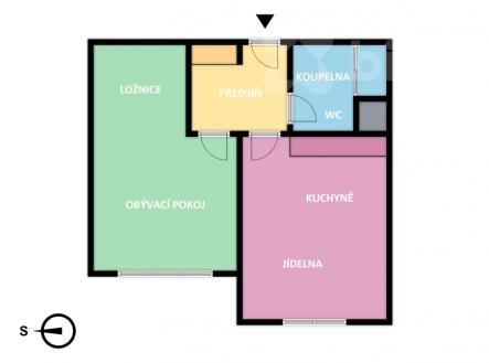 Pronájem bytu 1+1, 45m2 - Elplova, Brno-Líšeň | Pronájem bytu, 1+1, 45 m²