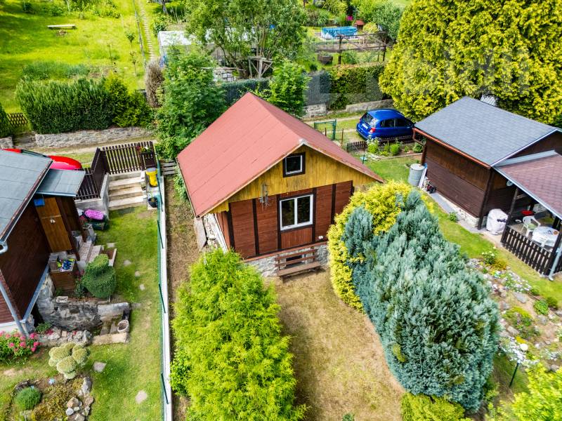 Prodej chata 17 m2, pozemek 428 m2, Vítov, Velké Březno