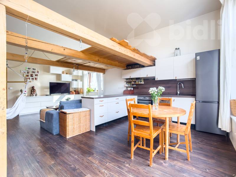 Byt 2+kk, 81 m2 + komerční prostor 22 m2, novostavba, OV, Dolní Břežany