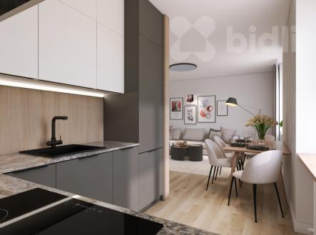 vizualizace | Prodej bytu, 3+kk, 69 m²