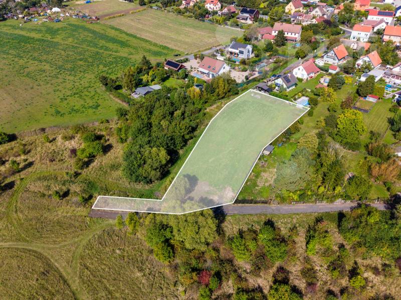 Prodej stavebního pozemku 2 356 m2  - Pohořany, Žitenice, okr. Litoměřice