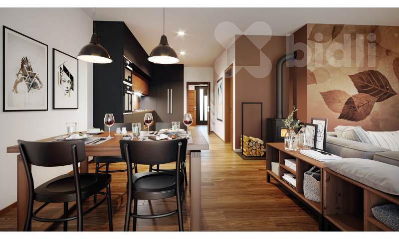 Prodej novostavby 4kk s garáží, 166 m2,  zahrada 212 m2, Velké Chvalovice