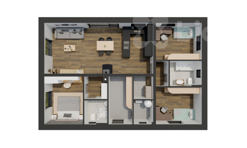 Novostavba rodinného domu 4+kk, Květnová, Ostrov Květnová