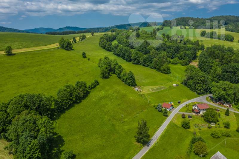 Prodej pozemku 3 867 m2 - Zlatá Olešnice (okres Jablonec nad Nisou)